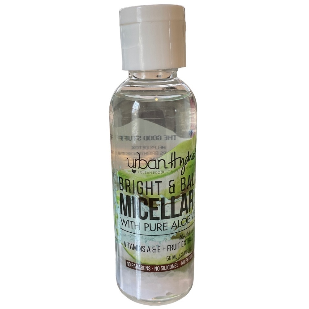 NWT Urban Hydration Aloe Vera Leaf Micellar Cleansing Water 2 Fl. Oz. New